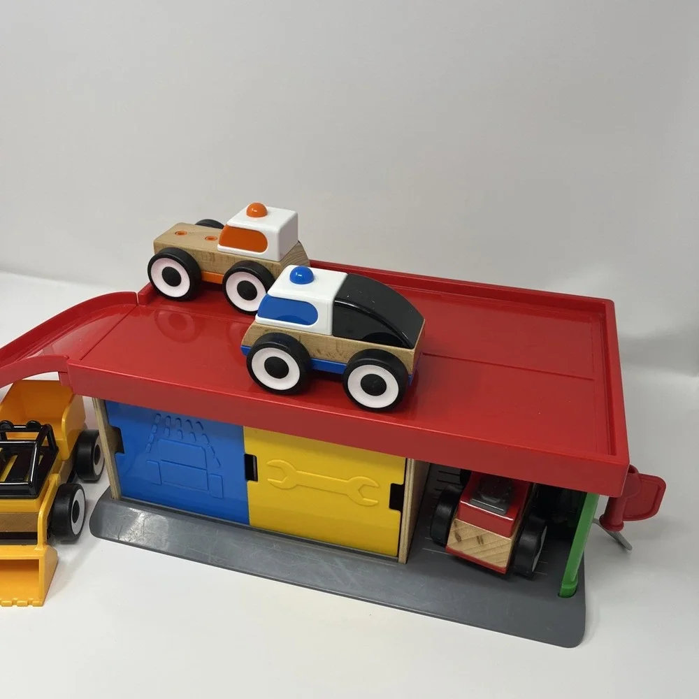 IKEA LILLABO Garage‎ With Trucks,  Pre-owned, Discontinued